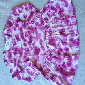 18-24M GAP purple tie-dye long sleeved dress